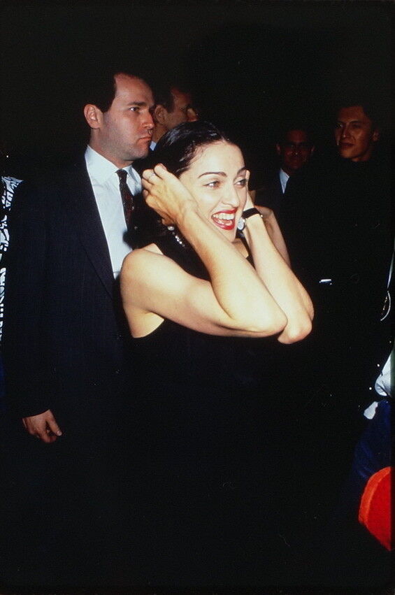 383 Color Photo Slide Images Of Madonna At Naomi Campbell's Birthday - 1991