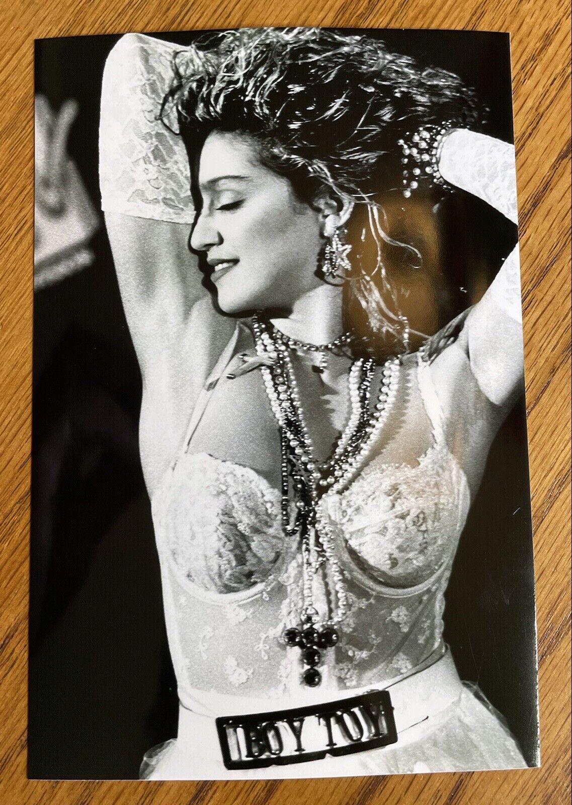 Madonna "1980s Music Icon" Like A Virgin 4x6 Bw Glossy Photo, Music Sensation!