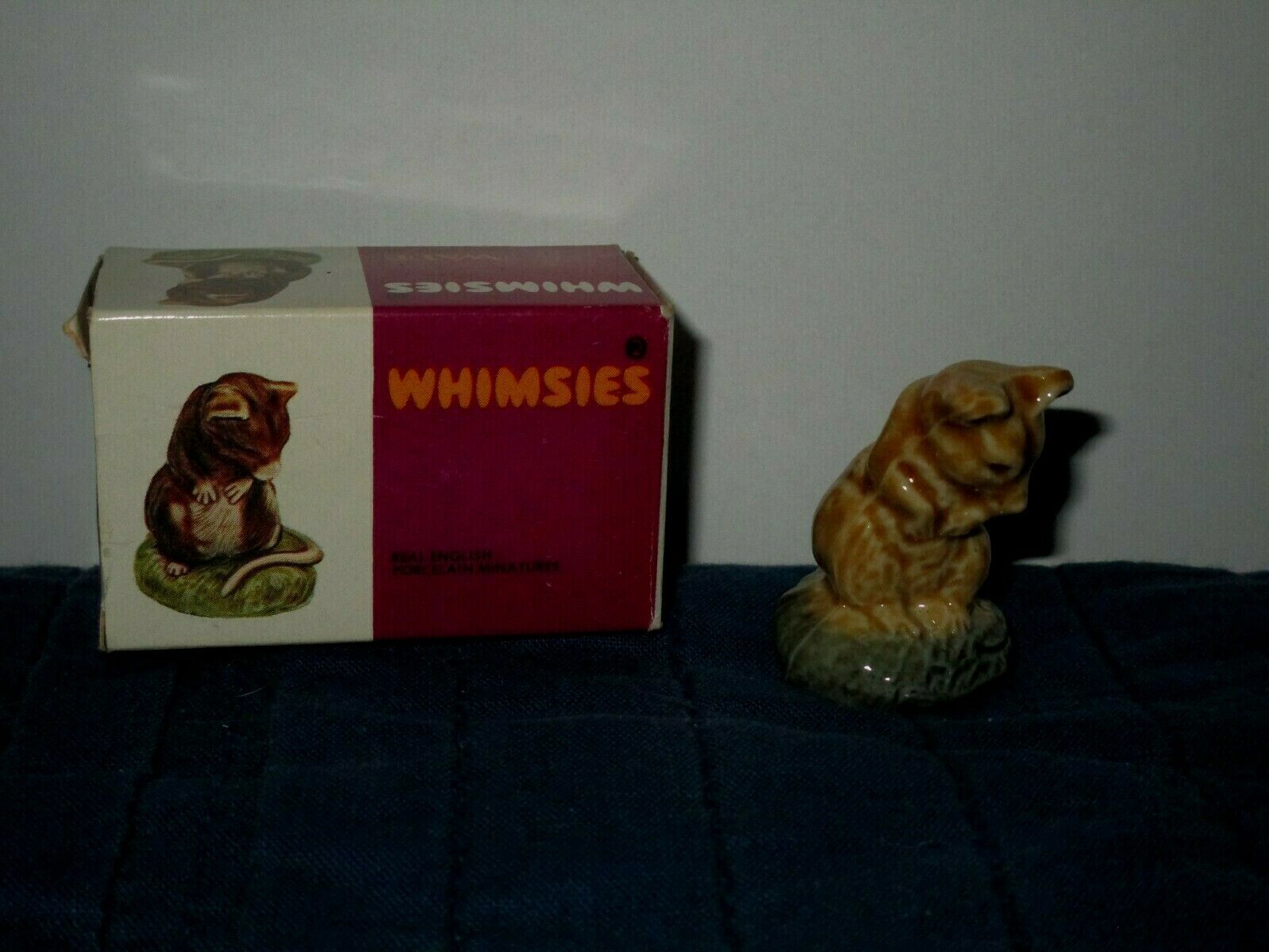 Vintage Wade Whimsies-#39 Mouse W Original Box
