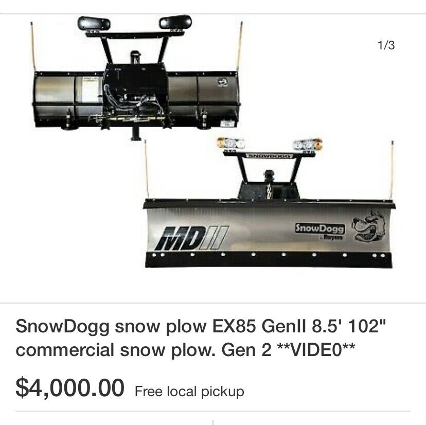 Ex85 Snowdogg Snowplow
