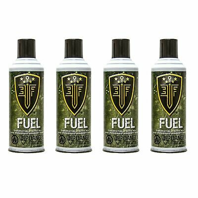 Elite Force Green Gas Cans With Silicone Oil For Airsoft Gun 8 Oz Each 4 Bottles