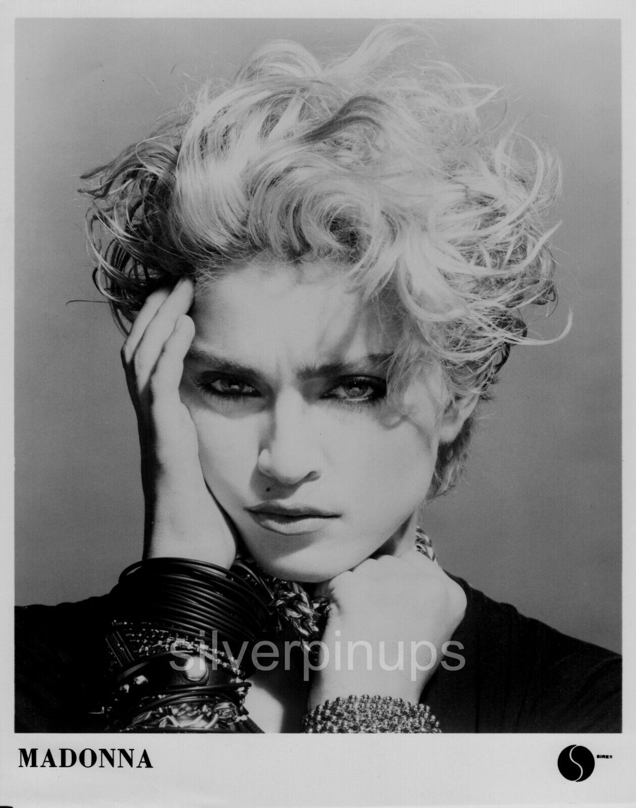 Orig 1983 Madonna Iconic Portrait Sire Records Debut Promo Photo