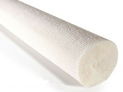 Crepe Paper Roll 180g (20in Wide X 8ft Long) White (shade 600)