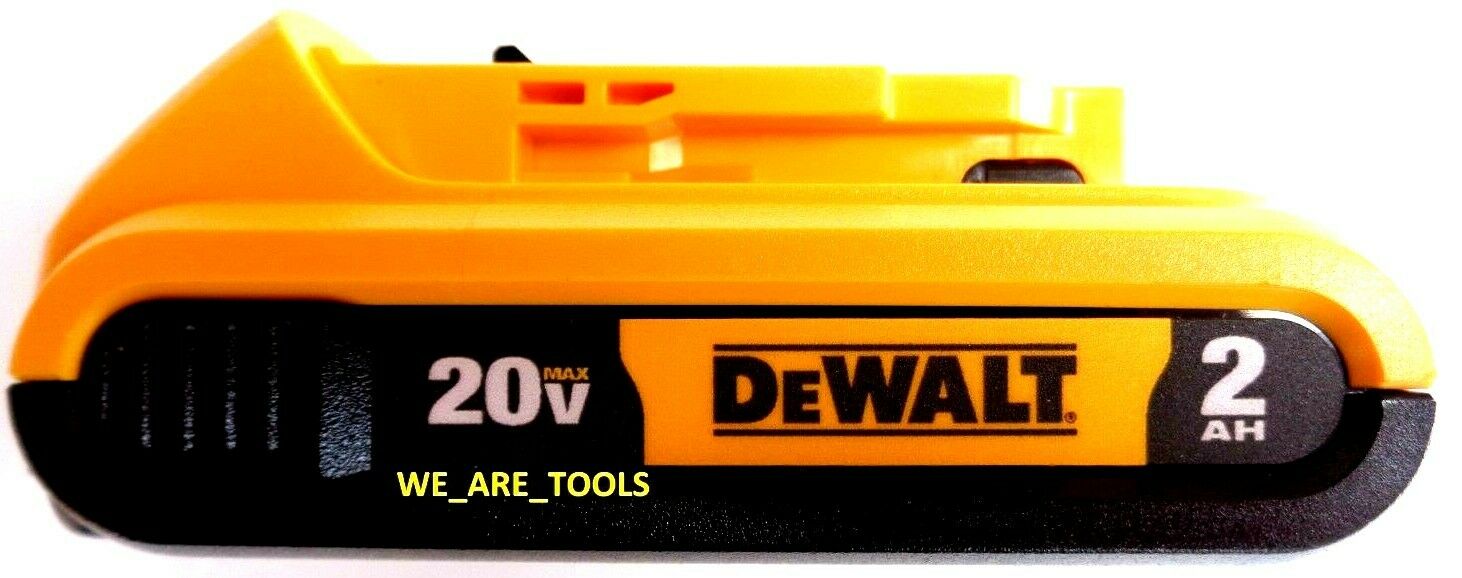 (1) New Genuine Dewalt 20v Dcb203 2.0 Ah Max Battery 20 Volt For Drill, Saw