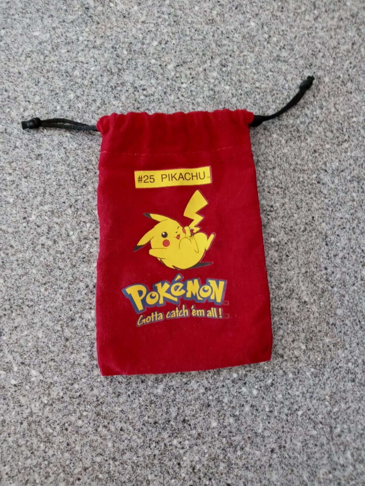 Pokemon Marble Bag #25 Pikachu Red