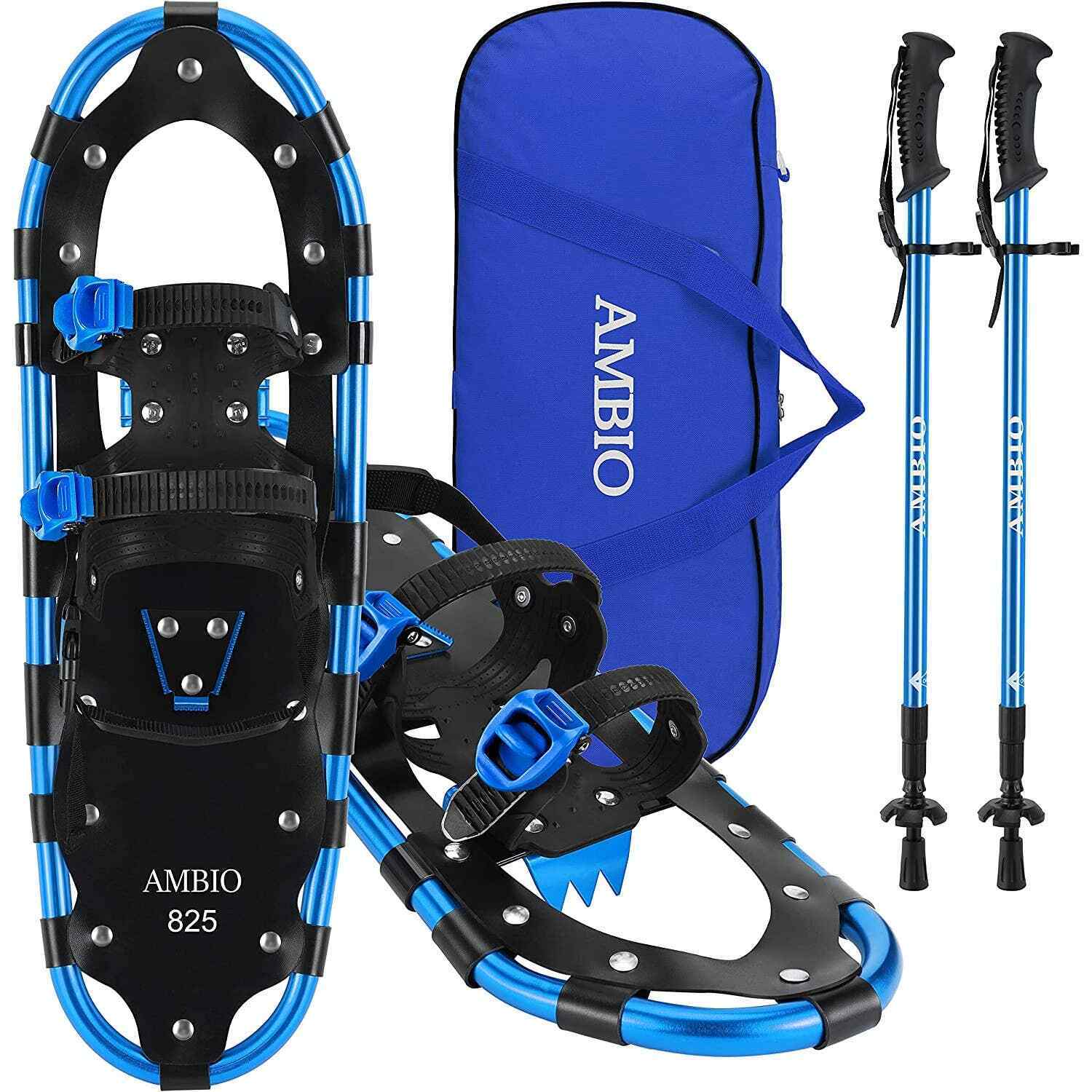 Ambio Light Weight Snowshoes For Men Women Youth , Aluminum Alloy Terrain
