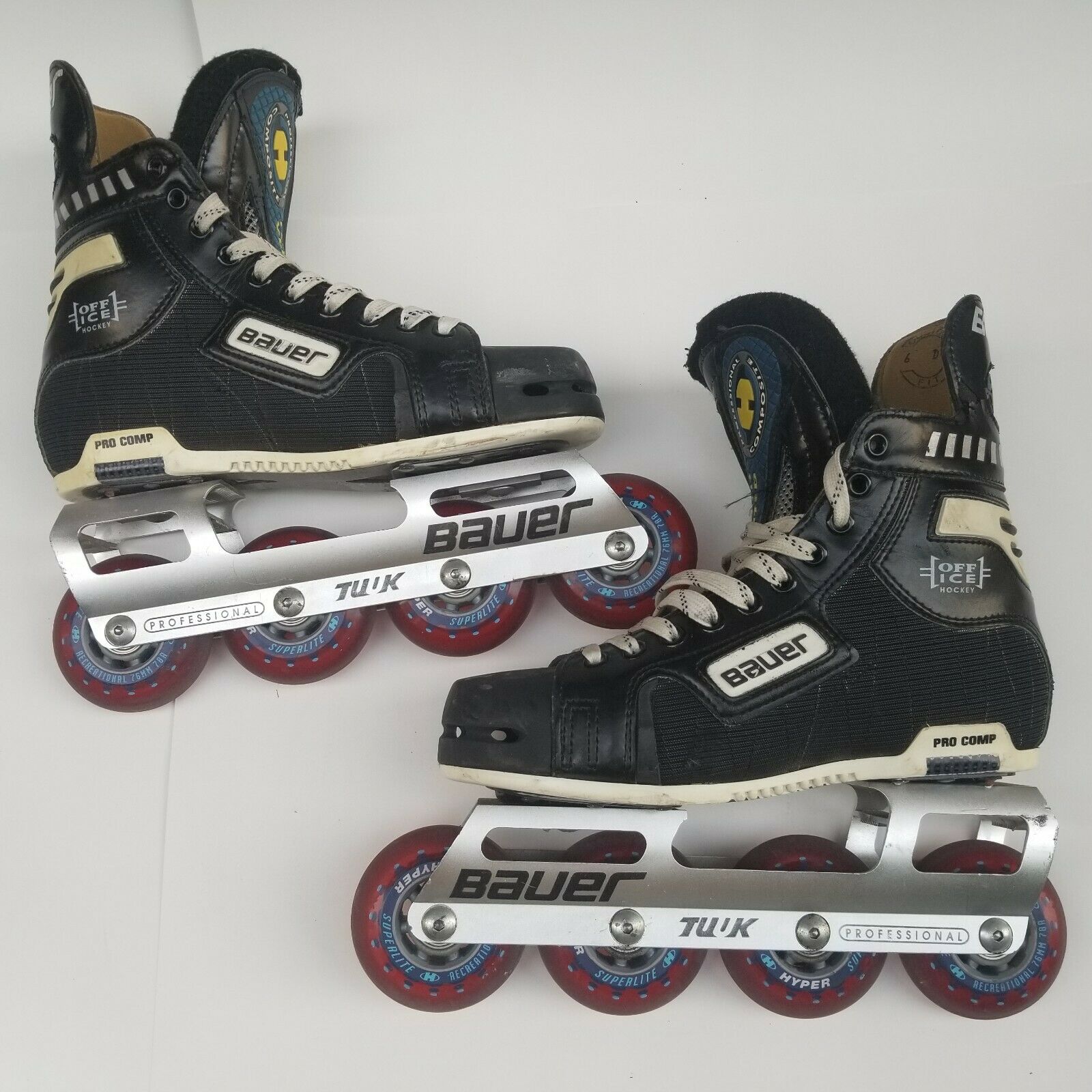 Bauer Inline Skates Size 6d Off Ice Hockey Roller Blades