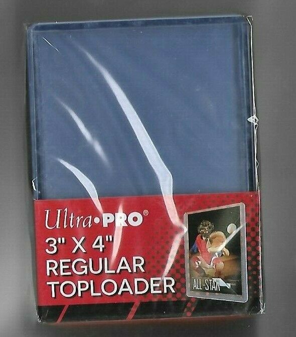 New 1 Package Of Ultra Pro Top Loaders, Clear Standard Size - 25 Per Pack (25)