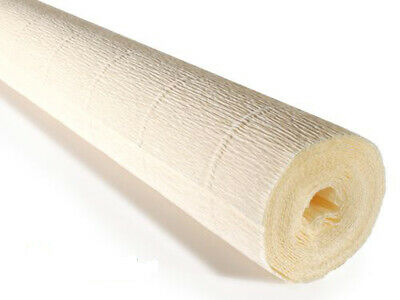 Crepe Paper Roll 180g (20in Wide X 8ft Long) Ivory (shade 603)
