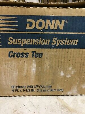 Donn 4' X 1 1/2" Suspension System Cross Tee 60 Piece Box 240 Lf