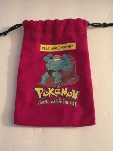 Pokemon #68 Machamp Red Marble Bag