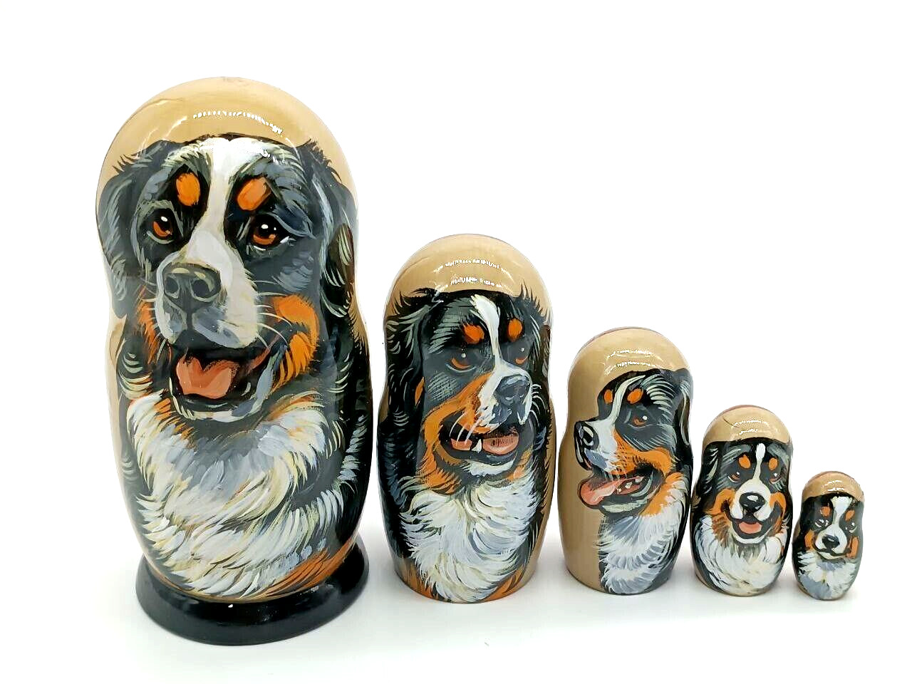 Bernese Mountain Dog Nesting Doll, Pet Lovers Gift, Dog Lovers Gift,  Matreshka