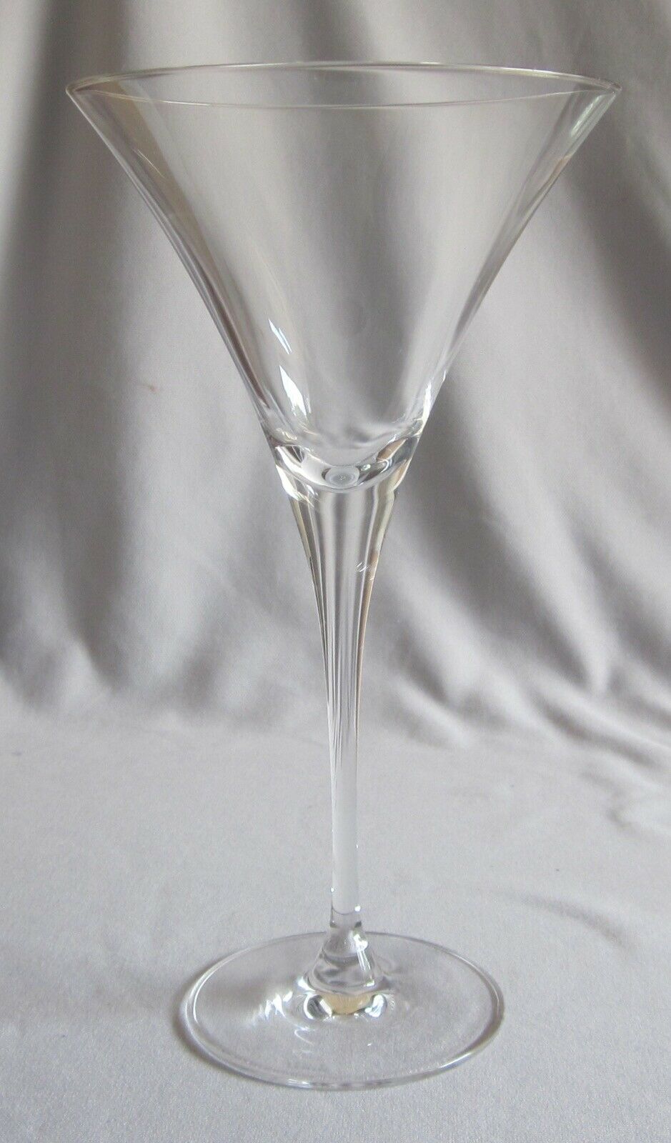 Martini Glass Goblet Lenox Crystal Tuscany Classics Pattern Pulled Stem 8 3/4"